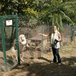 Mirjam in visita al nostro Rifugio.